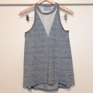 ☀️ Athleta Gray Mesh Active Top Sz XS